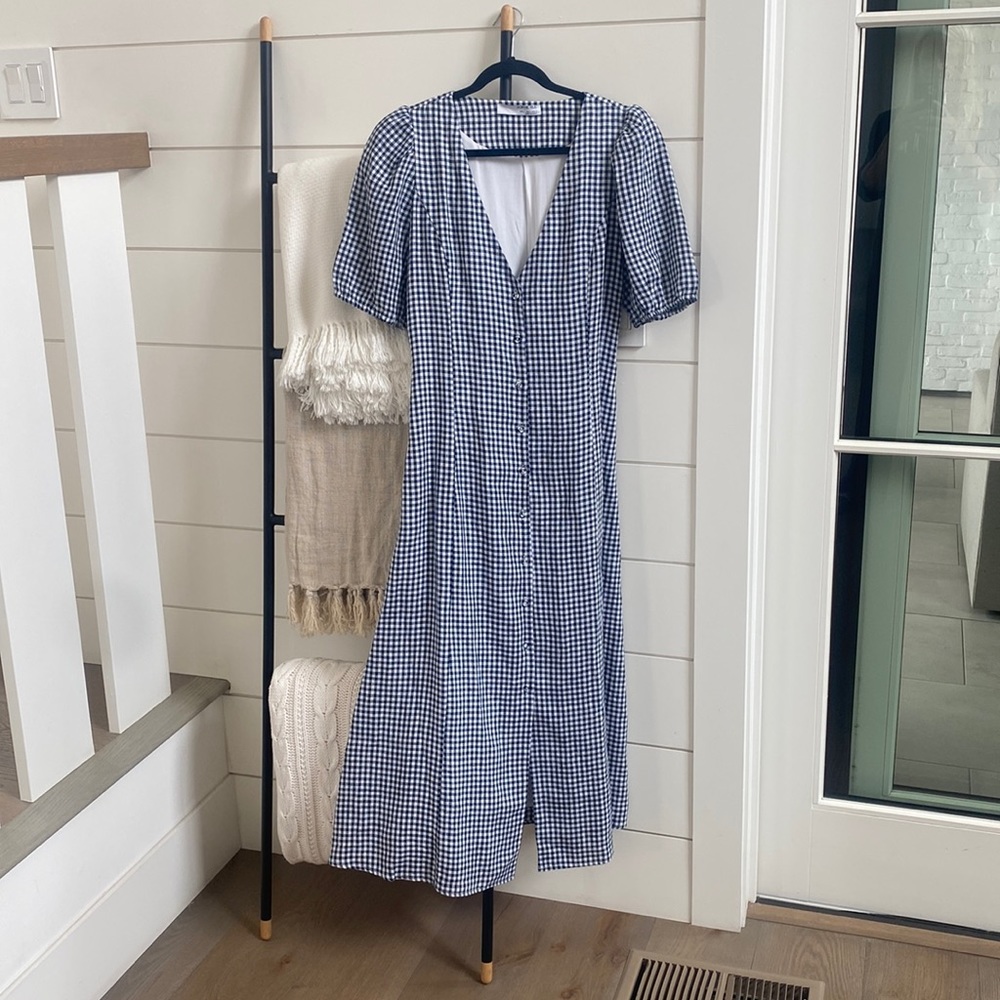 Sophie Rue Vivienne Button Down Dress w/Tie Back.
